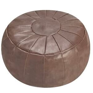 NWT ROTOT Decorative Pouf, Ottoman, Bean Bag Chair,Foot Rest, Storage Unstuffed